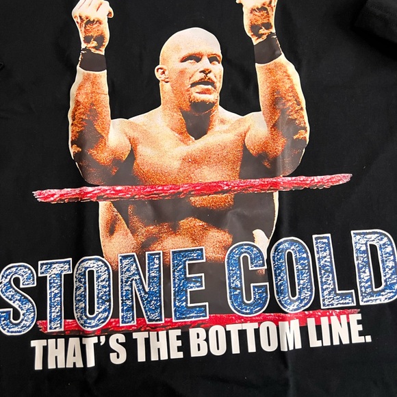 Stone Cold Steve Austin Graphic 3:16 Retro T-Shirt Men’s Size Large - Picture 3 of 5